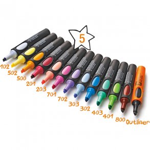Neuland NoOne® tuscher 50 flotte farver